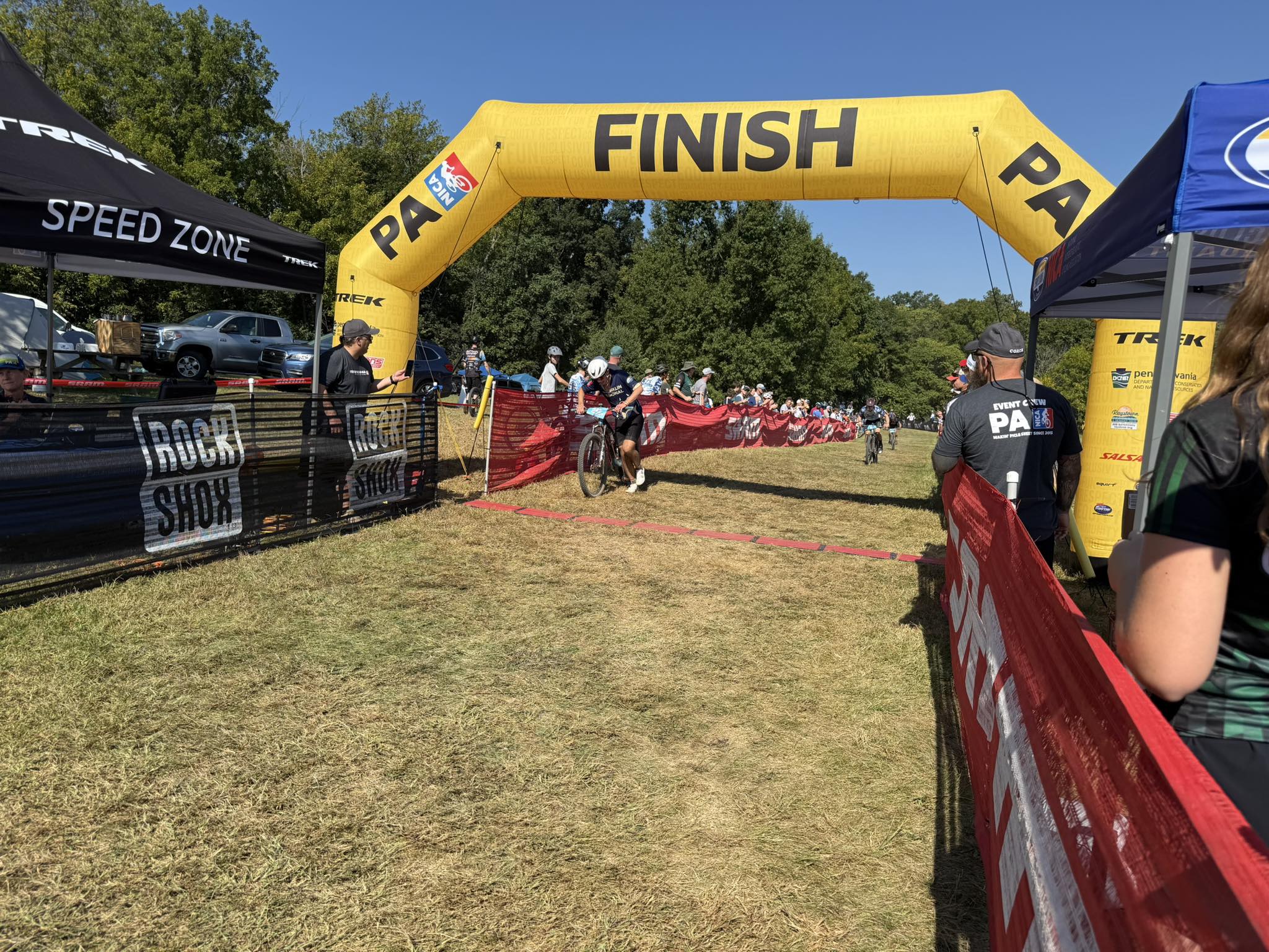 Franklin Regional MTB - finish line