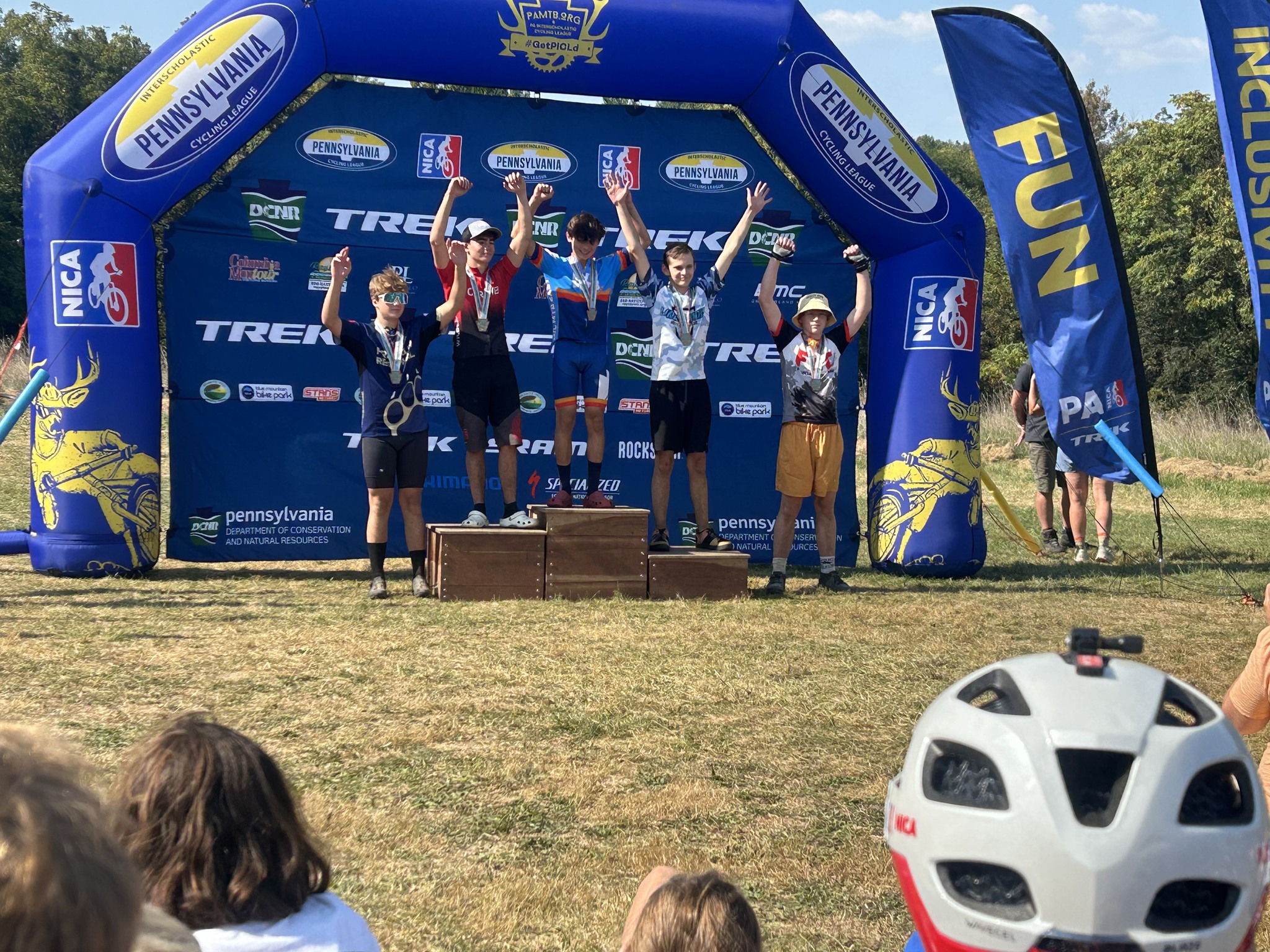 Franklin Regional MTB - podium